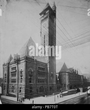 1790 La Gare Union, à partir de la dix-huitième et Market Streets Banque D'Images