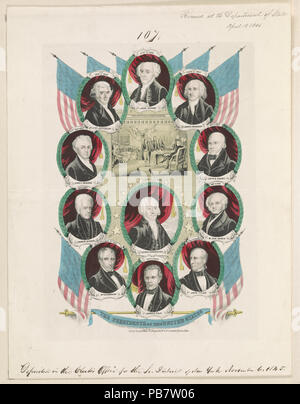 1690 Les présidents des États-Unis RCAC2003654117 Banque D'Images