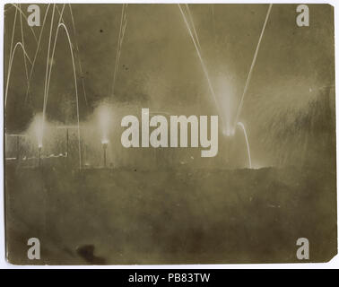 1102 Vue de nuit en jour de fermeture d'artifice pour l'Exposition Universelle 1904 Banque D'Images