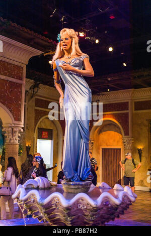 NEW YORK, USA - Sep 22, 2015 : musée de cire Madame Tussaud, Times Square, New York City. Marie Tussaud est né comme Marie Grosholtz en 1761 Banque D'Images