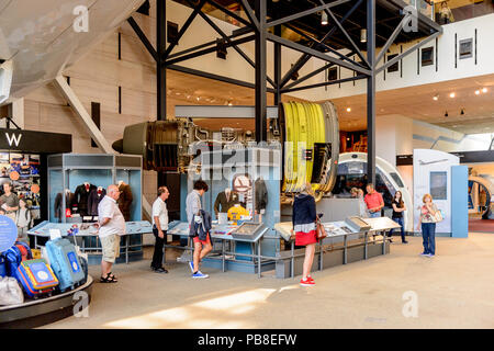 WASHINGTON, Etats-Unis - Sep 24, 2015 : National Air and Space Museum (MSNA). Il a été créé en 1946 comme le National Air Museum Banque D'Images