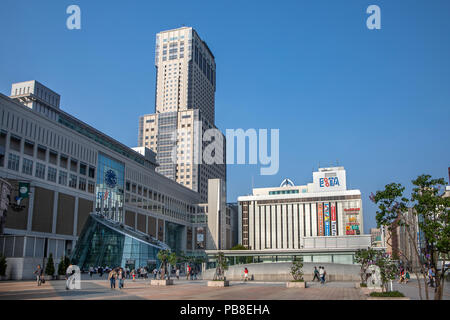 Le Japon, Sapporo, Sapporo JR Tower Statio Banque D'Images