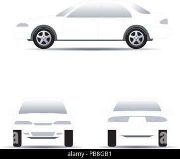 Car illustration set. Vector EPS 10 Illustration de Vecteur