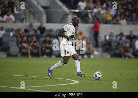 Los Angeles, CA, USA. 26 juillet, 2018. Los Angeles Galaxy Michael Ciani au cours de la Los Angeles Club de Football vs LA Galaxy au banc de stade de la Californie à Los Angeles, CA le 26 juillet 2018. Jevone Moore : csm Crédit/Alamy Live News Banque D'Images