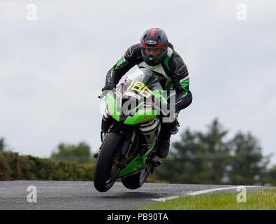 Armoy, d'Antrim, en Irlande du Nord. 27 juillet, 2018. L'Armoy Road Races ; Mathias Winkenjohann d'Allemagne en action : Action Crédit Plus Sport/Alamy Live News Banque D'Images