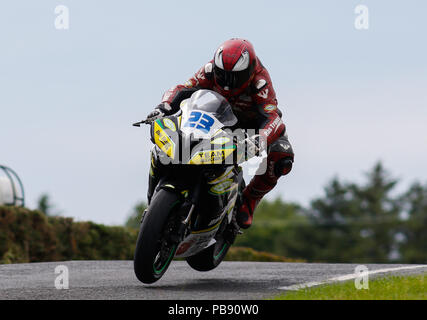 Armoy, d'Antrim, en Irlande du Nord. 27 juillet, 2018. L'Armoy Road Races ; Michal Dokoupil (Pologne) en action dans les Courses sur Route d'Armoy : Action Crédit Plus Sport/Alamy Live News Banque D'Images