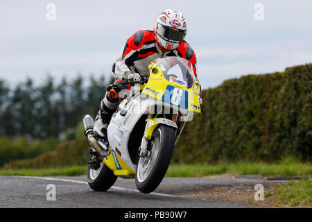 Armoy, d'Antrim, en Irlande du Nord. 27 juillet, 2018. L'Armoy Road Races ; Darryl Anderson en action : Action Crédit Plus Sport/Alamy Live News Banque D'Images