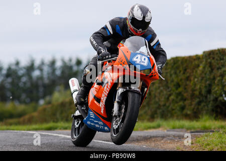 Armoy, d'Antrim, en Irlande du Nord. 27 juillet, 2018. L'Armoy Road Races ; Stephen McKeown en action : Action Crédit Plus Sport/Alamy Live News Banque D'Images