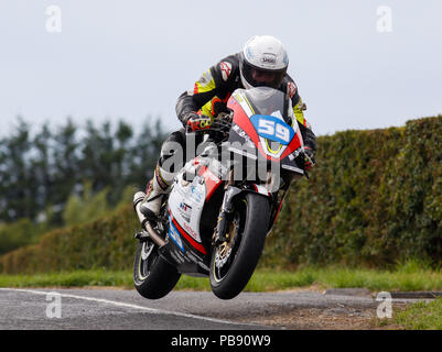 Armoy, d'Antrim, en Irlande du Nord. 27 juillet, 2018. L'Armoy Road Races ; Darryl Tweed en action : Action Crédit Plus Sport/Alamy Live News Banque D'Images