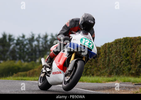 Armoy, d'Antrim, en Irlande du Nord. 27 juillet, 2018. L'Armoy Road Races ; Chris Meyer en action : Action Crédit Plus Sport/Alamy Live News Banque D'Images