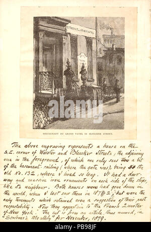 1723 Thomas Butler Gunn Diaries- Volume 12, page 5, novembre 1879 Banque D'Images