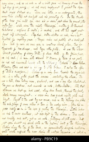 1737 Thomas Butler Gunn Diaries- Volume 6, page 176, Octobre 28, 1853 Banque D'Images