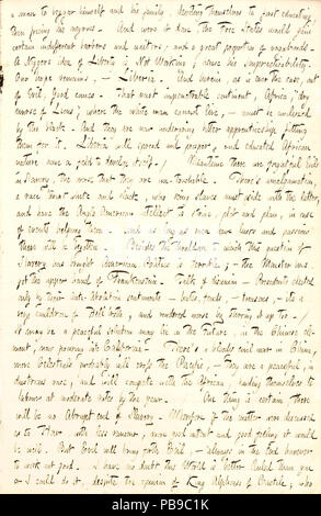 1737 Thomas Butler Gunn Diaries- Volume 6, page 185, 2 novembre 1853 Banque D'Images