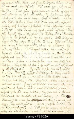 1737 Thomas Butler Gunn Diaries- Volume 6, page 202, novembre 23, 1853 Banque D'Images