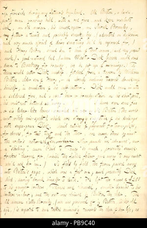 1737 Thomas Butler Gunn Diaries- Volume 7, page 10, Février 1, 1855 Banque D'Images