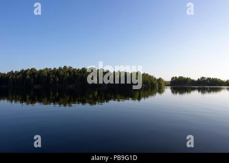 Vue sur le lac, Lappeenranta FINLANDE Banque D'Images