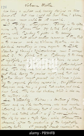 1726 Thomas Butler Gunn Diaries- Volume 17, page 136, le 22 août 1861 Banque D'Images