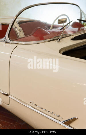 Détail de 1954 Chevrolet Corvette C1 Banque D'Images