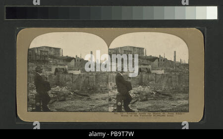 935 nord jusqu'à la rue Mason de Eddy, Ruines de l'hôtel Fairmont $4,000,000 (NYPL b11707478-G90F002 060F) Banque D'Images