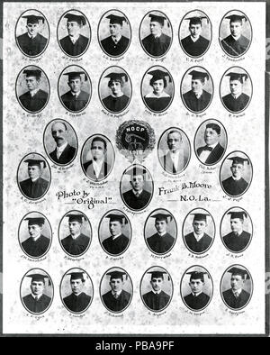 1094 New Orleans College de diplômés en pharmacie 1916 Banque D'Images