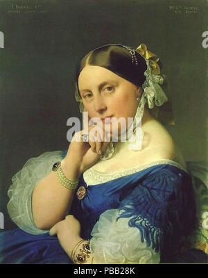 Ingres Jean Auguste Dominique Ingres Madame Ramel Delphine - 1 Banque D'Images