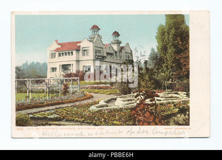 1174 Paul De Longpré's Residence, Hollywood, Californie (NYPL b12647398-67758) Banque D'Images