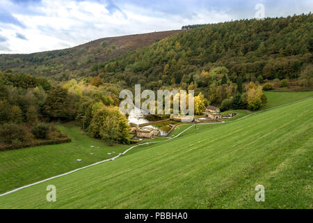 Peak District Ladybower Barrage à Midlands, Royaume-Uni Banque D'Images