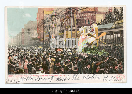 1258 Concours de Rex, jour du Mardi Gras, La Nouvelle-Orléans, Louisiane (NYPL b12647398-68743) Banque D'Images