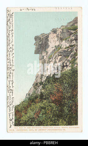 1132 Vieil Homme de la montagne, Franconia Notch, Montagnes Blanches (NYPL b12647398-62116) Banque D'Images