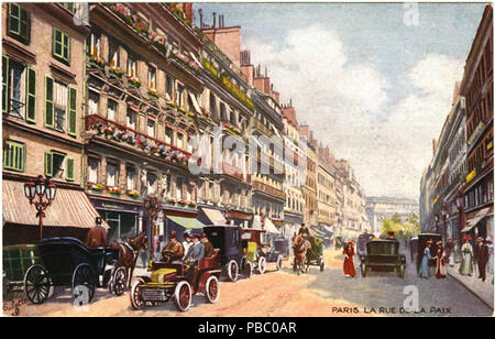 Paris 1169. La Rue De La Paix. 934 p 22 (NPAR) 420124 Banque D'Images