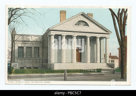 1196 Pilgrim Hall, Plymouth, de masse (NYPL b12647398-74599) Banque D'Images