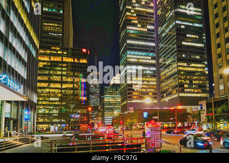 Montréal, Canada, le 26 juillet 2018. La nuit, tourné de René-lévesque. Mario Beauregard Crédit/Alamy Live News Banque D'Images