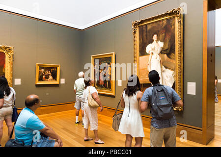 LOS ANGELES, USA - Sep 26, 2015 : Musée J. Paul Getty (Getty Museum), un musée d'art en Californie créée en 1974 Banque D'Images