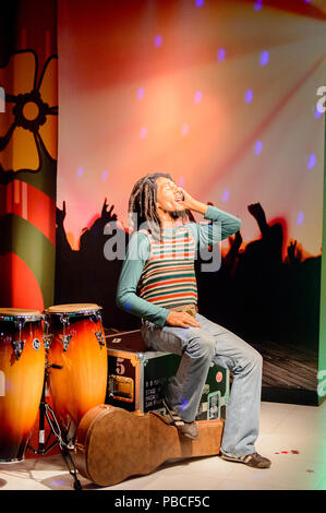 SAN FRANCISCO, USA - Oct 5, 2015 : Bob Marley au musée Madame Tussauds à SF. Il a été ouvert le 26 juin 2014 Banque D'Images