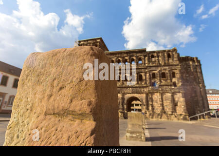 Historique Porta Nigra de Trèves, Allemagne Banque D'Images