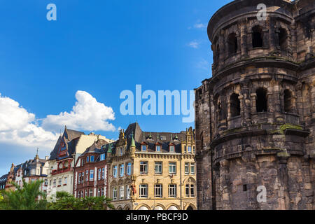 Historique Porta Nigra de Trèves, Allemagne Banque D'Images