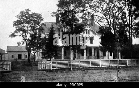 . French : Photo de la demeure du président des États-Unis James A. Garfield en mentor, Ohio . publié 1914 1225 Présidents James Garfield accueil un Mentor Ohio Banque D'Images