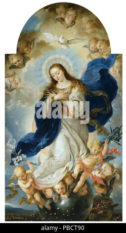 Antonio Carnicero Mancio / 'l'Immaculée Conception". Début Segunda mitad del siglo XVIII - XIX siècle. Huile sur toile. Musée : Musée du Prado, Madrid, España. Banque D'Images