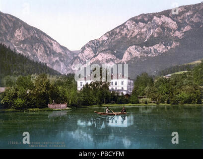 . Deutsch : Reichenau an der Rax um 1900 . Entre 1890 et 1905 1251 Reichenau an der Rax 1900 Kurhaus Banque D'Images