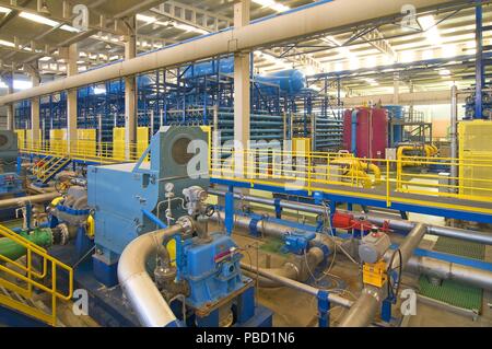 Usine de dessalement, Carboneras, Almeria province, région d'Andalousie, Espagne, Europe. Banque D'Images