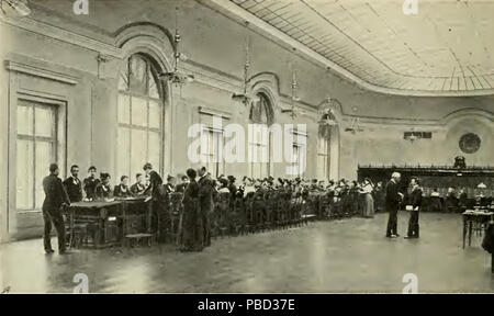 1280 S 158 Telephonzentrale 110 Abb Saal der im IX. Bezirke Banque D'Images