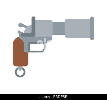 Style cartoon des armes à feu. Arme jouet. Vector illustration Illustration de Vecteur