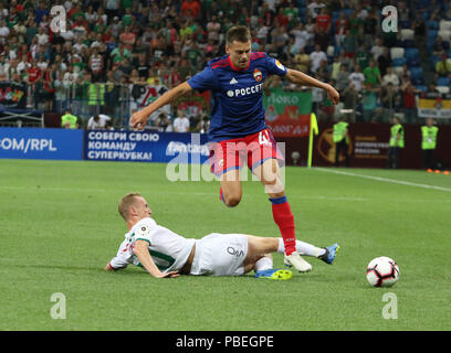 Nizhny Novgorod, Russie. 30 Juin, 2015. Georgy Schennikov de CSKA vu pendant le match de la Super Coupe de Russie Olimp.le CSKA Moscou a remporté la Super Coupe de Russie Olimp avec une victoire de 1-0 au Stade Lokomotive à Nizhny Novgorod. Credit : Aleksey Fokin SOPA/Images/ZUMA/Alamy Fil Live News Banque D'Images