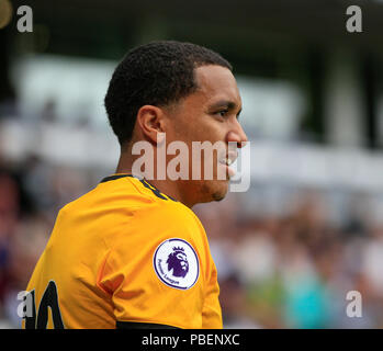 .28e Juillet 2018, Pride Park Stadium, Derby, England ; Pré saison friendly foot, Derby County contre Wolverhampton Wanderers ; Helder Costa de loups : Action Crédit Plus Sport Images/Alamy Live News Banque D'Images