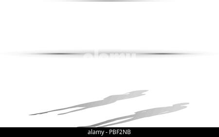 Vecteur réaliste - ombres de l'ombre le pilier, la voiture, l'homme et la femme d'ombre. Éléments de conception vectorielle définie pour la conception Illustration de Vecteur