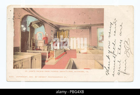 1564 St. John's Church de Patrick Henry's Pew, Richmond, VA (NYPL b12647398-62435) Banque D'Images