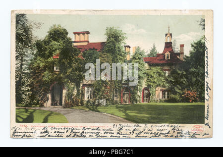 1585 Sunnyside, accueil de Washington Irving, Tarrytown, N. Y (NYPL b12647398-66695) Banque D'Images