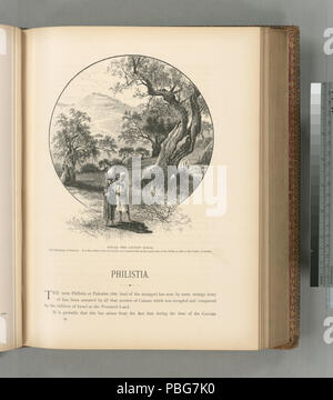 1588 Sur'ah, l'ancienne Zorah. Le berceau de Sampson. Il est à huit kilomètres au sud de Latrôn, sur une colline conique sur le côté nord de l'Wâdy es sur'ar (la vallée de Sorek) (NYPL b10607452-80660) Banque D'Images