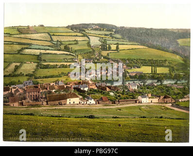 1597 Taddiport à partir de la colline du Château, Torrington, Angleterre-RCAC2002708185 Banque D'Images