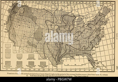1628 La répartition de la végétation dans les États-Unis, par rapport aux conditions climatiques (1921) (20789061380) Banque D'Images